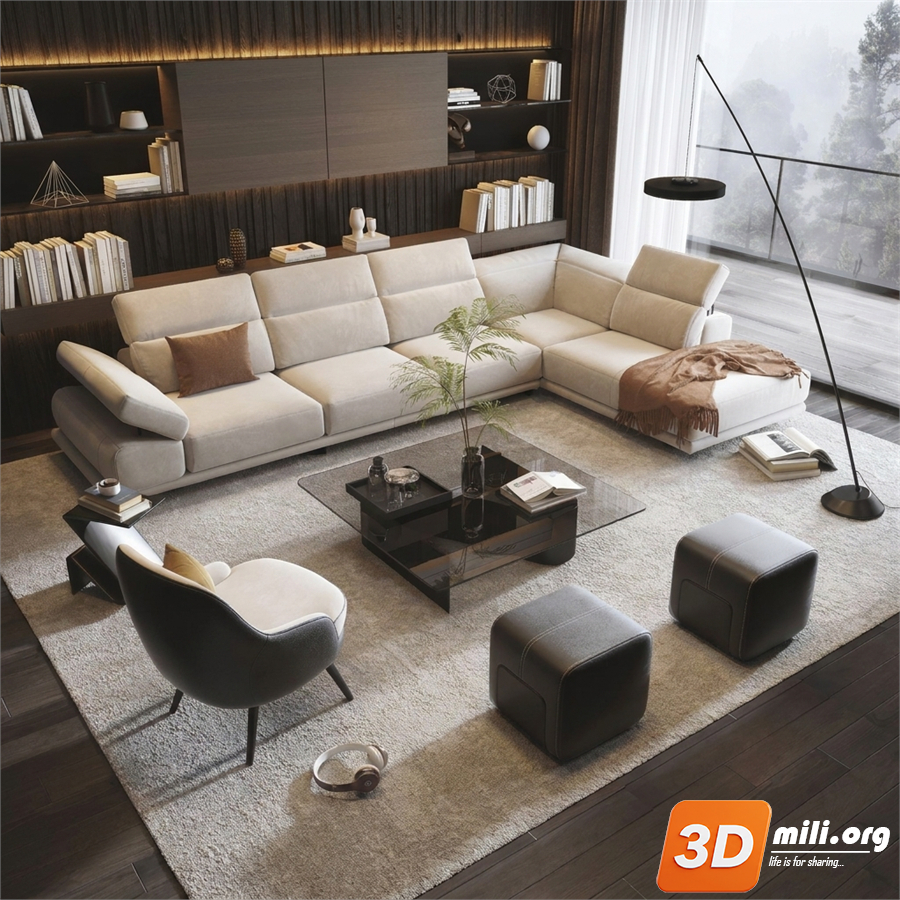 Sofa Minotti Skp Files 